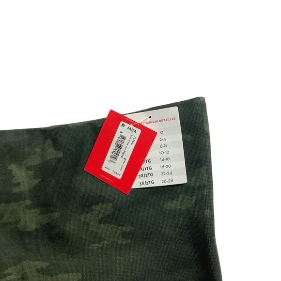 NWT Spanx Green Camo Look At Me Know High Rise Leggings Size M - Picture 6 of 7